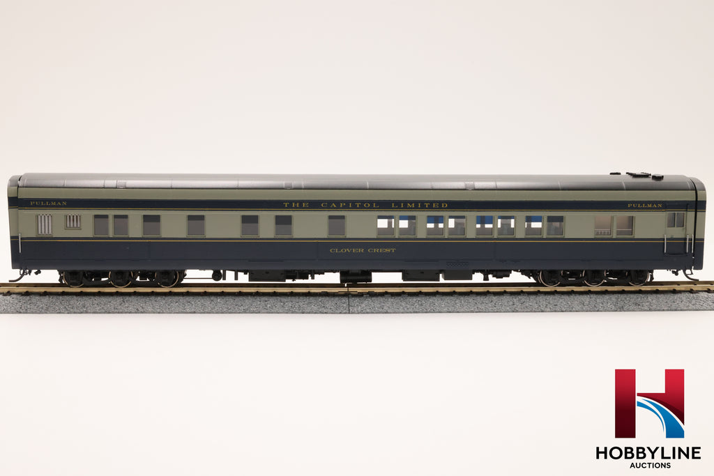 HO Brass Coach Yard Baltimore & Ohio 1938 Capitol Limited 8 Car Set | NEW