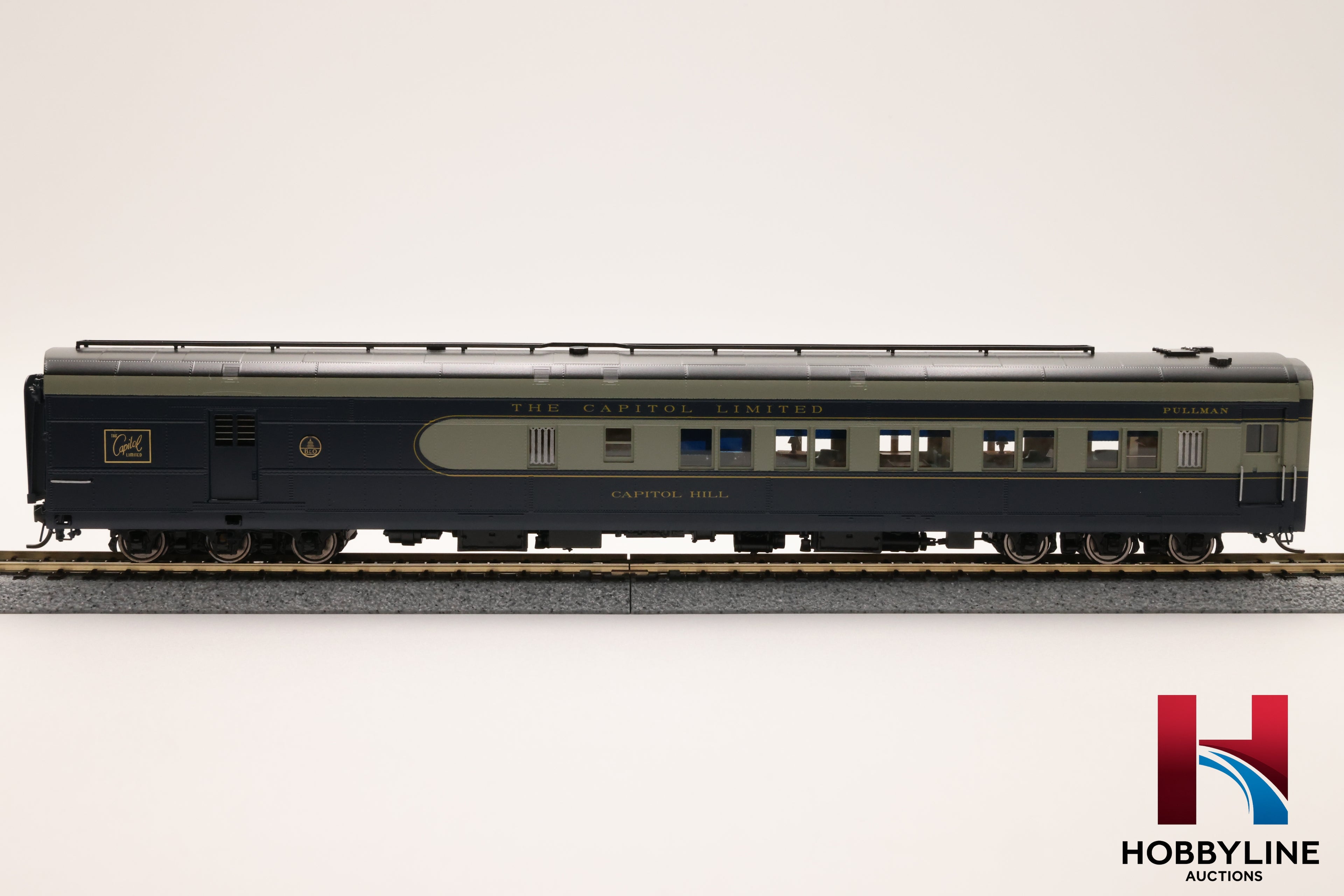 HO Brass Coach Yard Baltimore & Ohio 1938 Capitol Limited 8 Car Set | NEW